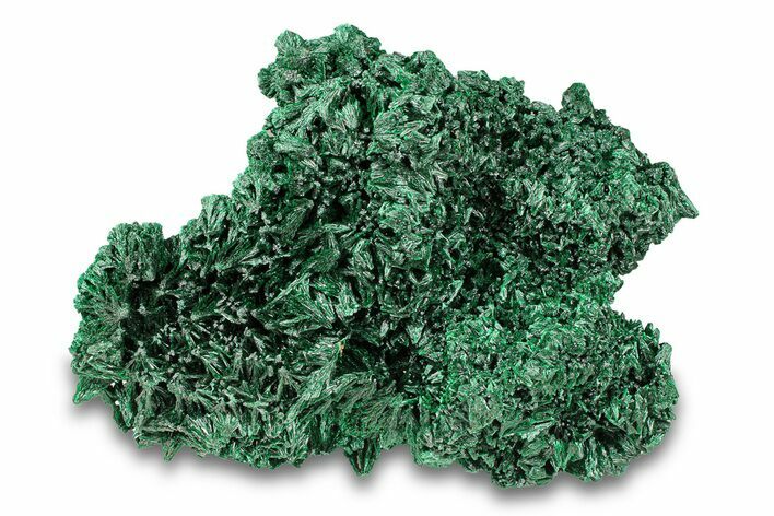 Silky Fibrous Malachite Cluster - DR Congo #294645